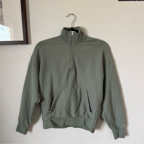 RAG AND BONE City Half Zip Terry Pullover - Picture 9 of 12